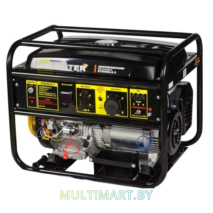 Бензиновый генератор Huter DY8000LX-3